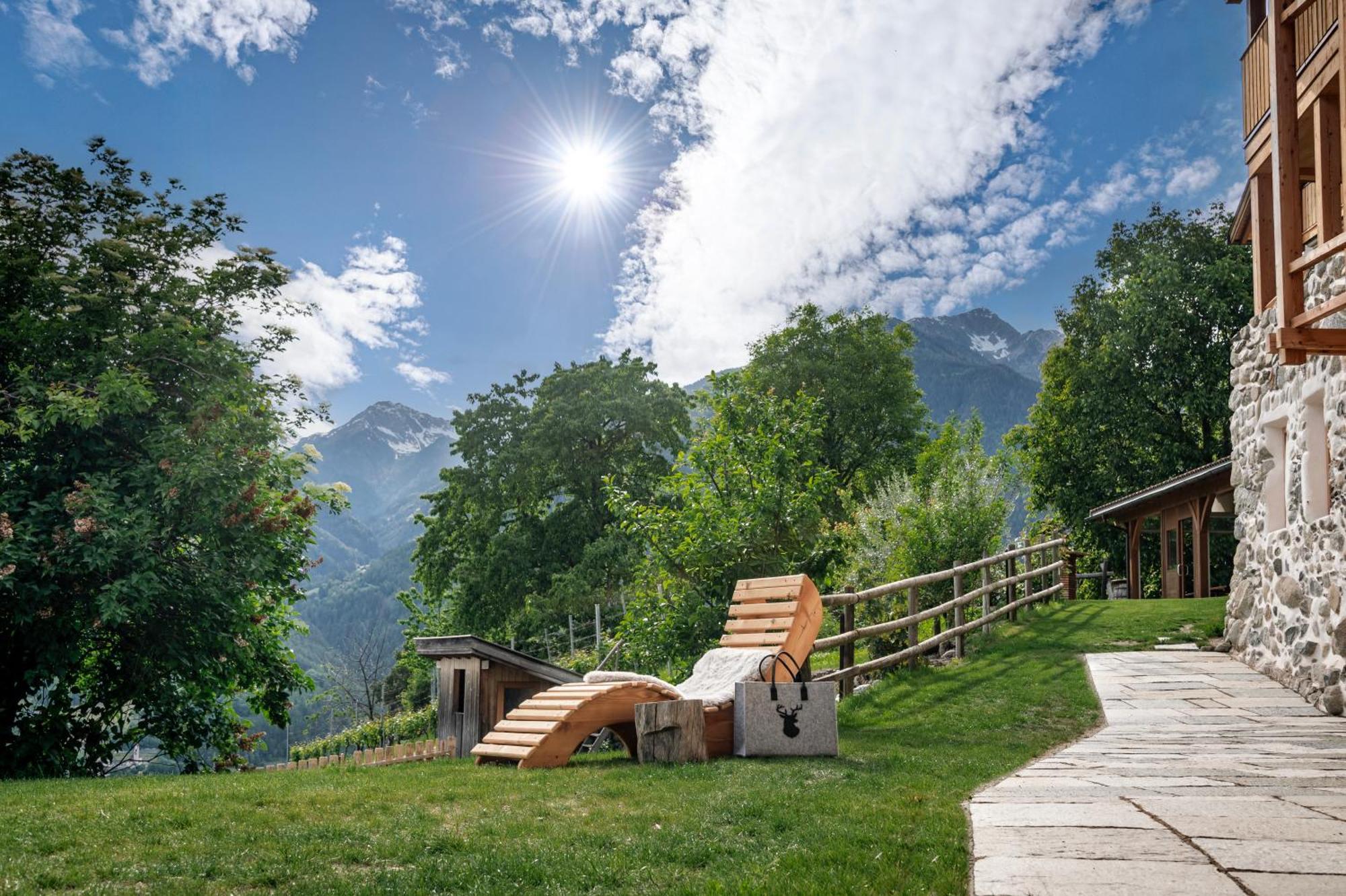 Trinnerhof- Hof Chalets Und Obsthof Mit Zimmer Natz-Schabs ภายนอก รูปภาพ